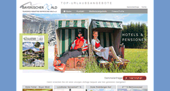 Desktop Screenshot of hotels-bayerischerwald.de